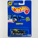 1992 Hot Wheels Speed Points Vampyra 166 negro BW base ZAMAC