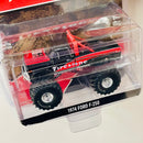 2019 Greenlight Monster Truck Acme Firestone 1974 Ford F-250 negro Llantas de Goma