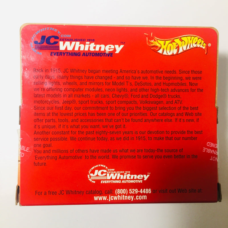 1998 Hot Wheels Limited Edition JC Whitney Rodger Dodger rojo Llantas de Goma RR
