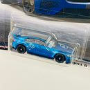 2020 Hot Wheels Premium Fast & Furious Full Force Rápidos y Furiosos Jaguar XE SV Project 8 azul metálico Llantas de Goma RR