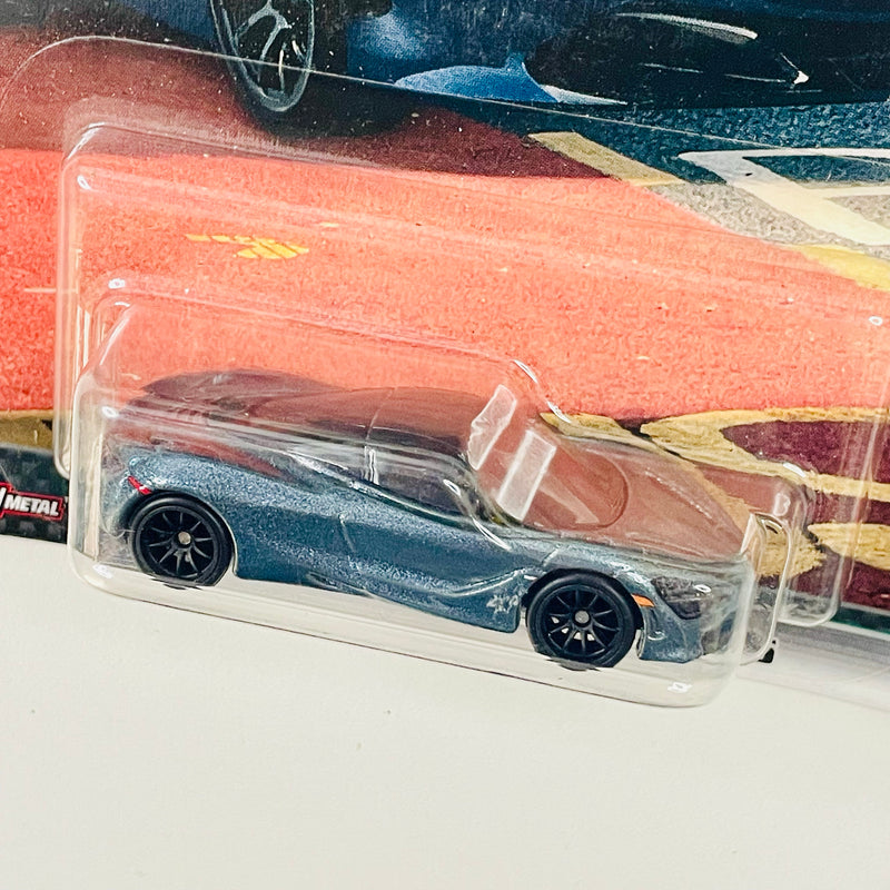 2020 Hot Wheels Premium Fast & Furious Euro Fast Rápidos y Furiosos McLaren 720S gris metálico Llantas de Goma RR
