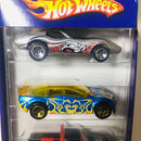 2008 Hot Wheels 5 Pack Set de 5 Easter Speedsters Exclusivo Target  - Corvette Stingray, Pontiac Rageous, Path Beater, Shredster, 65 Pontiac Bonneville
