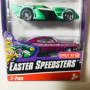 2008 Hot Wheels 5 Pack Set de 5 Easter Speedsters Exclusivo Target  - Corvette Stingray, Pontiac Rageous, Path Beater, Shredster, 65 Pontiac Bonneville