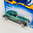 2003 Hot Wheels 1935 Cadillac 122 verde metálico LW base ZAMAC
