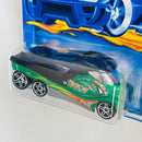 2001 Hot Wheels Cabbin Fever 159 verde metálico PR5