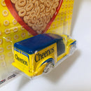 2013 Hot Wheels Pop Culture General Mills Cheerios Custom 52 Chevy amarillo Llantas de Goma RR base ZAMAC