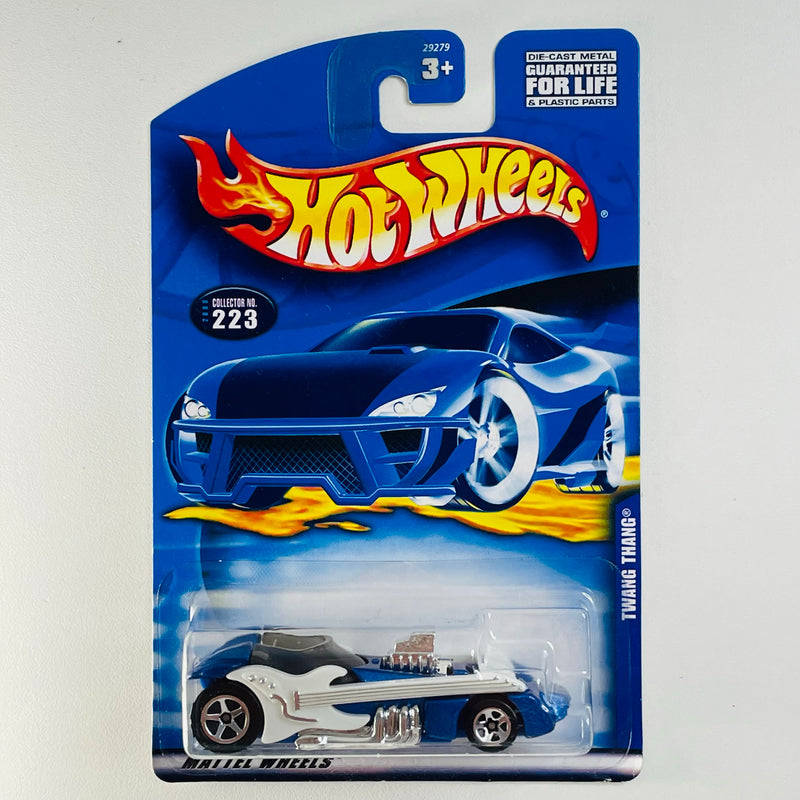 2000 Hot Wheels Twang Thang 223 azul metálico 5SP