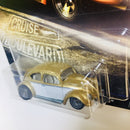 2019 Hot Wheels Car Culture Cruise Boulevard Volkswagen Classic Bug dorado Llantas de Goma RR