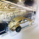 2019 Hot Wheels Car Culture Cruise Boulevard Volkswagen Classic Bug dorado Llantas de Goma RR