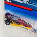 2000 Hot Wheels XT-3 215 rojo metálico 5SP Blíster 90s