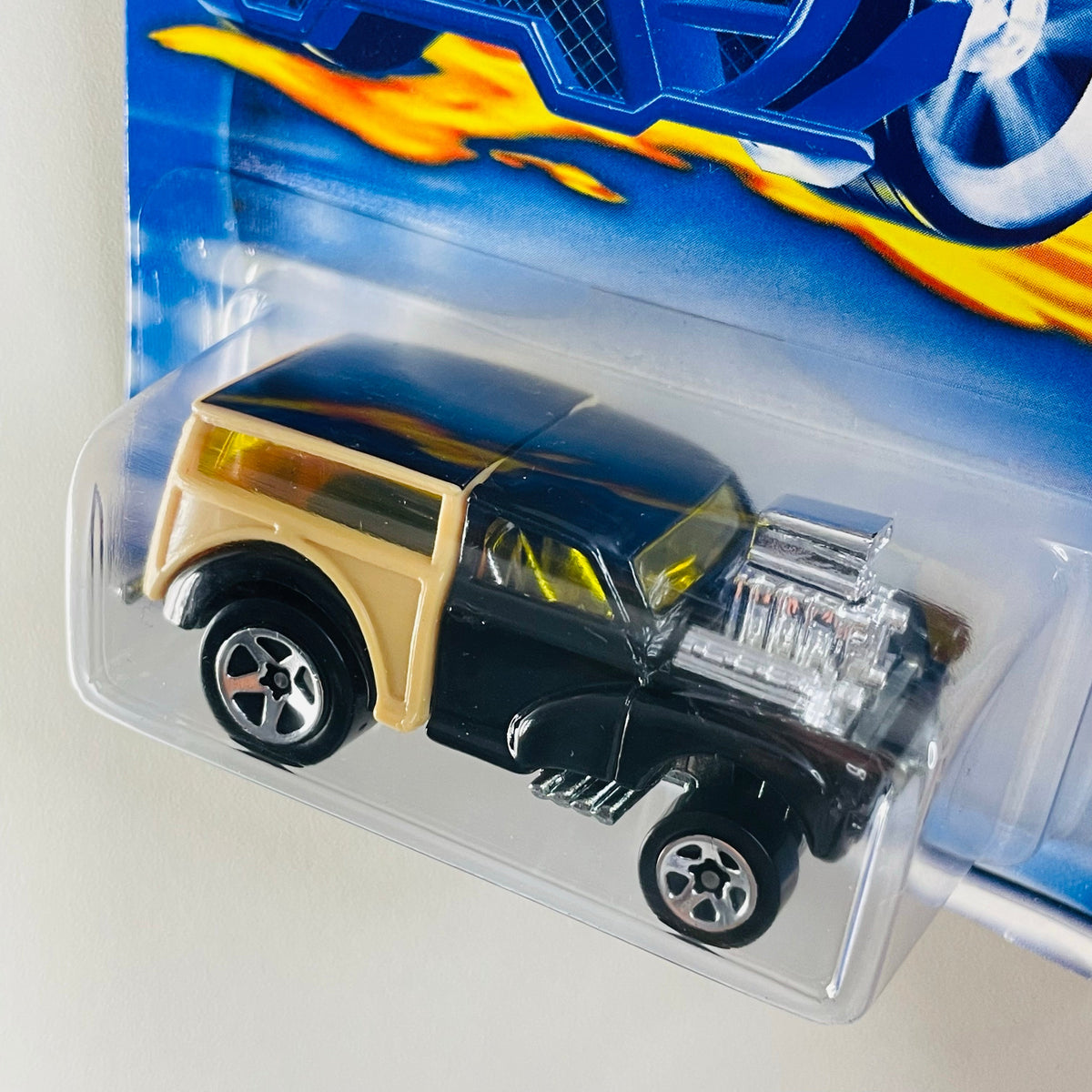 2001 Hot Wheels First Editions Morris Wagon 047 negro 5SP base ZAMAC