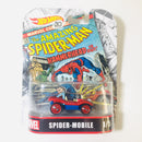 2018 Hot Wheels Entertainment Spider-Man Spider-Mobile rojo Llantas de Goma RR