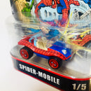 2018 Hot Wheels Entertainment Spider-Man Spider-Mobile rojo Llantas de Goma RR
