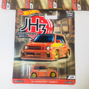 2020 Hot Wheels Car Culture Japan Historics 3 Colección Set de 5 con Llantas de Goma RR - Nissan Skyline RS, 85 Honda City Turbo II, Nissan Silvia, 75 Datsun Sunny Truck, 68 Mazda Cosmo Sport