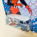 2017 Hot Wheels Women of Marvel Colección Set de 5 con Llantas de Goma RR base ZAMAC - Bread Box, Combat Medic, Custom 77 Dodge Van, Quick D-Livery, Volkswagen T1 Panel