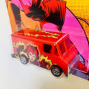 2017 Hot Wheels Women of Marvel Colección Set de 5 con Llantas de Goma RR base ZAMAC - Bread Box, Combat Medic, Custom 77 Dodge Van, Quick D-Livery, Volkswagen T1 Panel