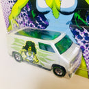 2017 Hot Wheels Women of Marvel Colección Set de 5 con Llantas de Goma RR base ZAMAC - Bread Box, Combat Medic, Custom 77 Dodge Van, Quick D-Livery, Volkswagen T1 Panel