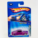 2005 Hot Wheels Red Lines Tail Dragger 41 Ford Coupe 100 morado Redline 5SP base ZAMAC