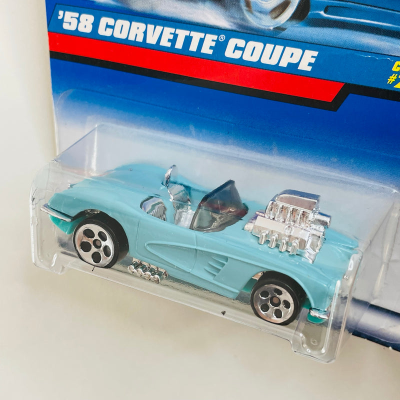 1998 Hot Wheels 58 Corvette 780 turquesa 5DOT