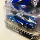 2016 Hot Wheels Entertainment Forza Motorsport Colección Set de 5 con Llantas de Goma RR - 73 Ford Falcon XB, 17 Ford GT, Alfa Romeo Giulia Sprint GTA, 12 Camaro ZL1 Concept, Lamborghini Gallardo LP 570-4 Superleggera