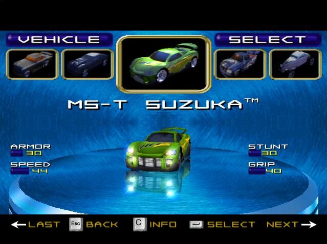 2001 Hot Wheels MS-T Suzuka 213 rojo PR5
