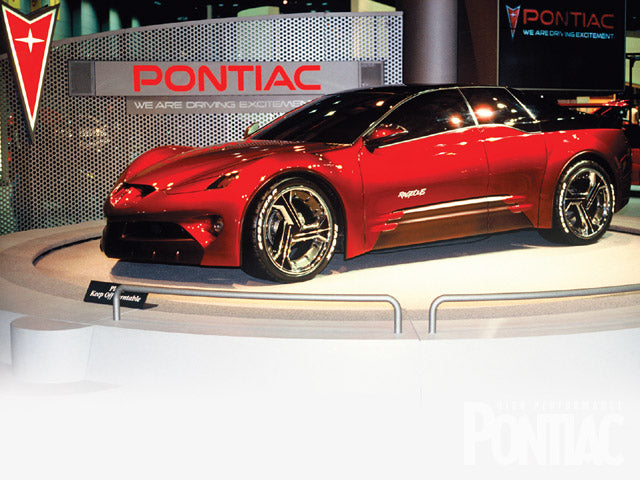 1999 Hot Wheels First Editions Pontiac Rageous rojo metálico 3SP