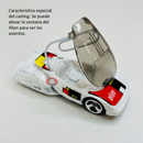 1990 Hot Wheels Speed Points Alien 62 rojo y plata metálico UH base ZAMAC