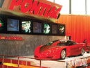 2001 Hot Wheels Logo Motive Pontiac Banshee 074 azul metálico 5SP base ZAMAC