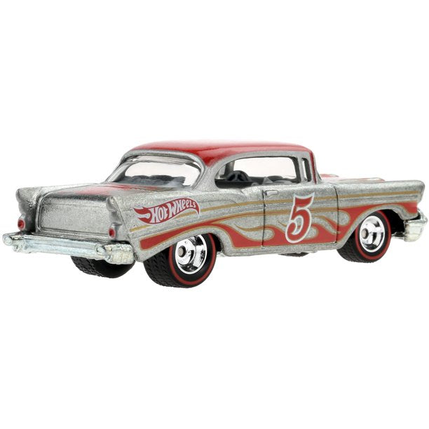 2015 Hot Wheels ZAMAC Collector Edition Mail-In 57 Chevy Bel Air Exclusivo Walmart Rewards ZAMAC Redline Llantas de Goma RR base ZAMAC