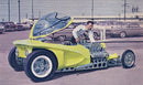 1996 Johnny Lightning Frightning Lightnings Limited Edition Series 1 Ed Big Daddy Roth Mysterion verde