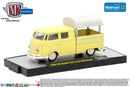 2016 M2 Machines Auto-Thentics Limited Edition 1/7,380 Walmart Exclusive 1960 VW Volkswagen Double Cab Truck USA Model WMTS07 amarillo Llantas de Goma