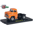 2010 M2 Machines Premium Edition Auto Trucks 1958 Chevrolet LCF 10-29 naranja Llantas de Goma