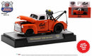 2022 M2 Machines Ground Pounders Limited Edition 1/9,000 1953 Chevrolet 3100 Tow Truck R23 naranja Llantas de Goma