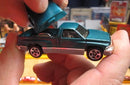 1995 Hot Wheels Model Series Dodge Ram 1500 verde metálico 5DOT variante aros plateados Primera Edición