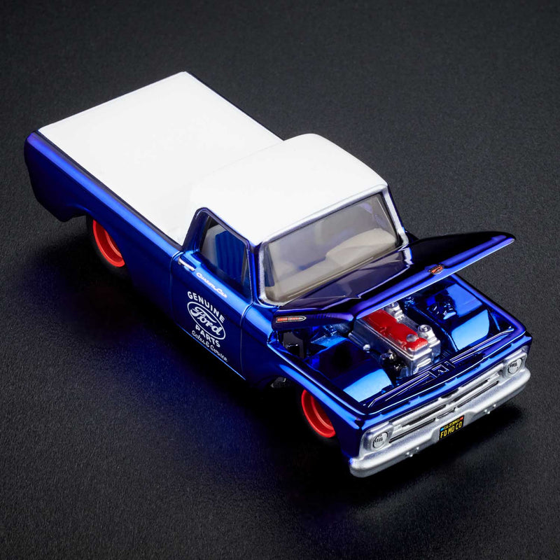 2022 Hot Wheels RLC 1962 Ford F100 Exclusivo Red Line Club azul spectraflame Llantas de Goma RR