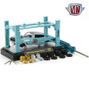 2021 M2 Machines Model Kit Limited Edition 1/8,280 B&M 1966 Dodge Charger Gasser turquesa R40 Llantas de Goma
