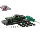 2021 M2 Machines Model Kit Limited Edition 1/5,250 Wide-Track 1969 Pontiac GTO R08 verde Llantas de Goma