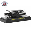 2016 M2 Machines Auto-Thentics Limited Edition 1/6,800 1957 Chevrolet 150 Handyman Station Wagon negro R39 Llantas de Goma