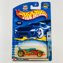 2003 Hot Wheels Track Aces Speed Shark 155 azul 5SP
