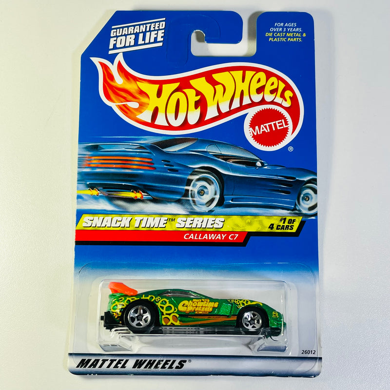 2000 Hot Wheels Snack Time Series Callaway C7 verde metálico 5SP