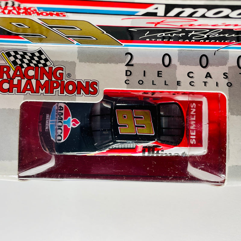 2000 Racing Champions NASCAR Dave Blaney 93 Amoco Pontiac Grand Prix Stock Car blanco con negro
