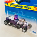 1995 Hot Wheels Speed Gleamer Series T-Bucket morado metálico 5SP Motor Azul