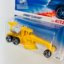 1996 Hot Wheels Street Cleaver amarillo SB Primera Edición Tarjeta Mexicana