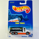 1997 Hot Wheels Tank Truck 147 blanco con negro 5SP