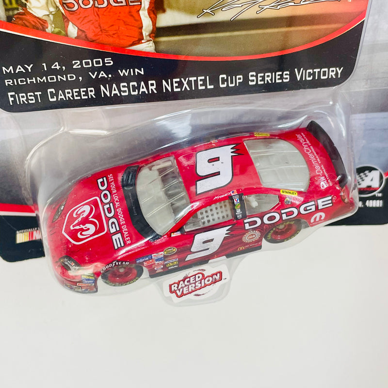 2006 Hasbro Winners Circle NASCAR Kasey Kahne 9 Mopar Dodge rojo Llantas Goodyear con Capó Imán Magnético