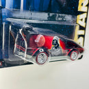 2015 Hot Wheels Pop Culture Star Wars Darth Vader Spoiler Sport negro Llantas de Goma RR redline base ZAMAC