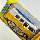Kinsmart 1:32 The Original Hawaiian Surf Car 1962 Volkswagen Classical Bus amarillo Llantas de Goma con Pullback