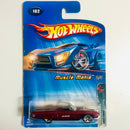2005 Hot Wheels Muscle Mania 1963 T-Bird Ford 102 rojo 5SP base ZAMAC