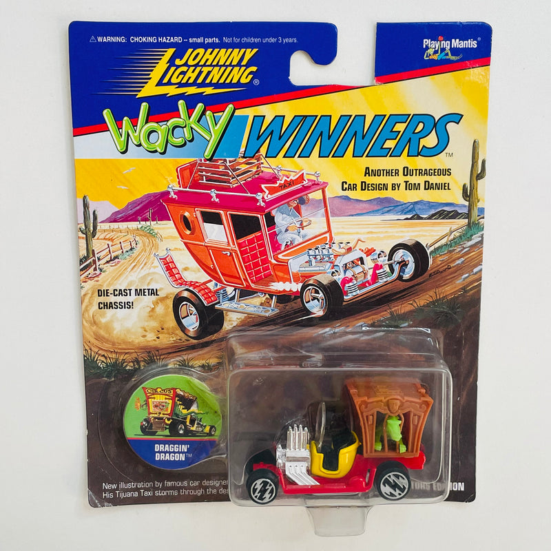 1996 Johnny Lightning Wacky Winners Tom Daniel Draggin' Dragon rojo