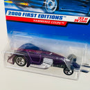 2000 Hot Wheels First Editions Hammered Coupe morado 5SP Primera Edición
